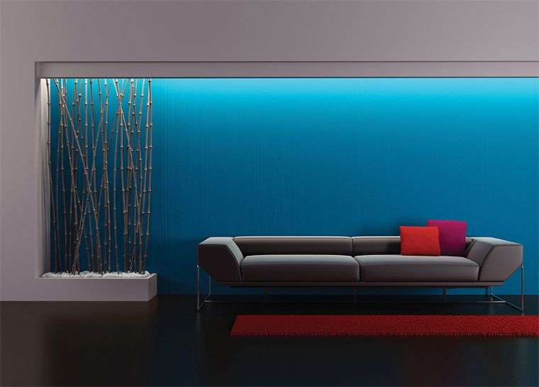 Teal Wall Bamboo Wall Wash app1
