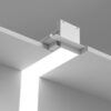 Microlinea Recessed Series 3 - Vertical 90 Degree Corner - Spackle Flange