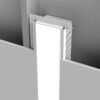 Microlinea Recessed Series 5 - Vertical Wall Mount - Spackle Flange