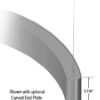 Lasso Beam - S3 Direct-only, Indirect-only, and Indirect/Direct (Patterns) (Cable, Stem, or Ceiling Mount Fixture w/IP20 Rating)